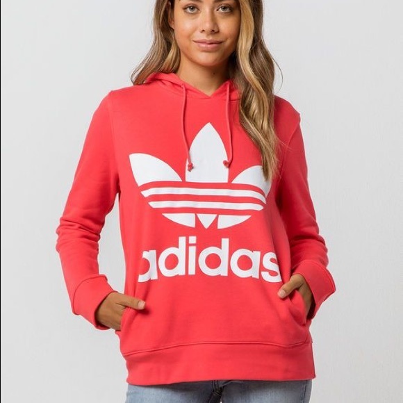 adidas hot pink hoodie